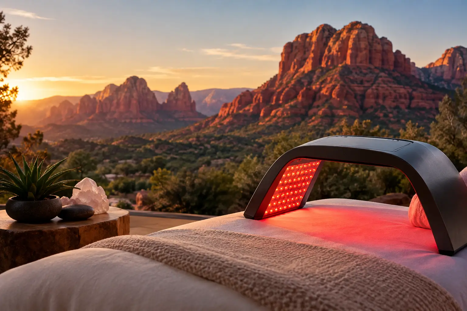 Photobiomodulation in Sedona for Restful Renewal